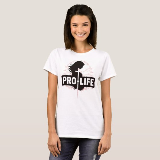 Pro-Life Basic-T-shirt T-shirt (Voorkant volledig)
