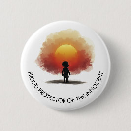 Pro-Life Beschermer van Onschuldige Knop Ronde Button 5,7 Cm