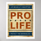 Pro Life Billboard Poster (Voorkant)