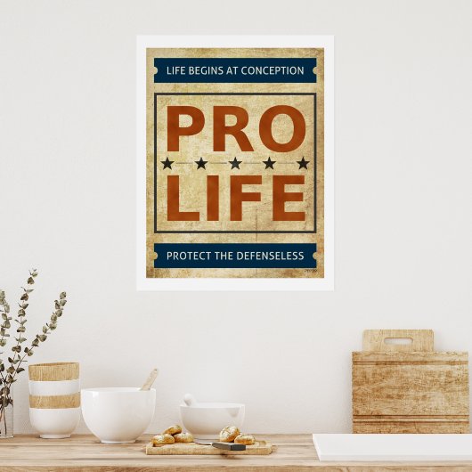 Pro Life Billboard Poster (Keuken)