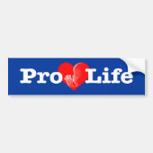 "PRO-LIFE" BUMPERSTICKER (Voorkant)