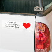 Pro-life Bumpersticker (Op Truck)