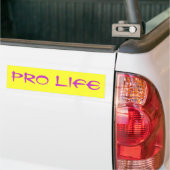 PRO LIFE BUMPERSTICKER (Op Truck)