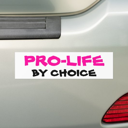 PRO-LIFE BUMPERSTICKER (Op auto)