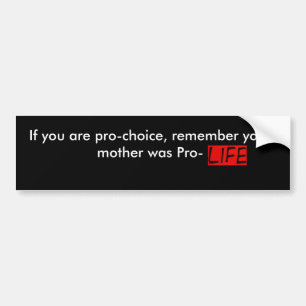 PRO-LIFE BUMPERSTICKER