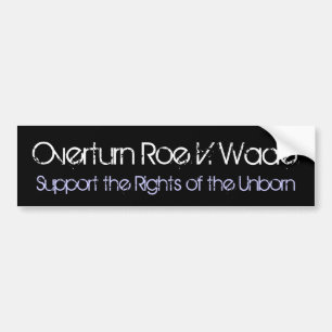 Pro-Life-Bumpersticker Bumpersticker