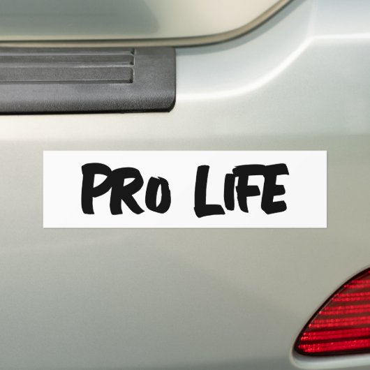 PRO LIFE-BUMPERSTICKER BUMPERSTICKER (Op auto)
