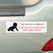 Pro-Life-Bumpersticker Bumpersticker (Op auto)