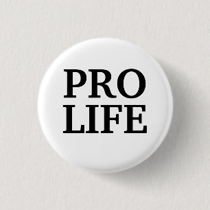 Pro Life-Button Ronde Button 3,2 Cm