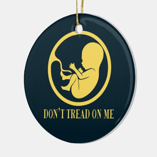 Pro Life Catholic Ornament – Don’t Tread (Links)
