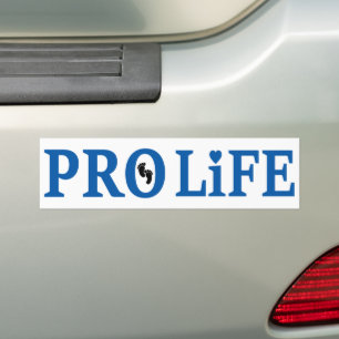 Pro-Life Christelijke antiabortus Bumpersticker
