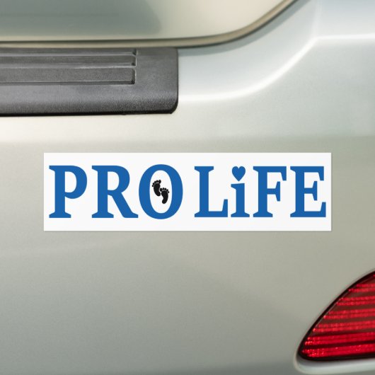 Pro-Life Christelijke antiabortus Bumpersticker (Op auto)