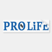 Pro-Life Christelijke antiabortus Bumpersticker (Voorkant)