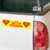 PRO LIFE CRUSADER BUMPERSTICKER (Op Truck)