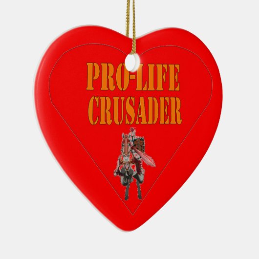 PRO LIFE CRUSADER KERAMISCH ORNAMENT (Rechts)