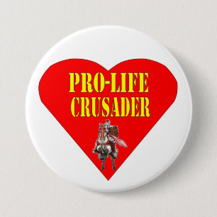 PRO LIFE CRUSADER RONDE BUTTON 7,6 CM