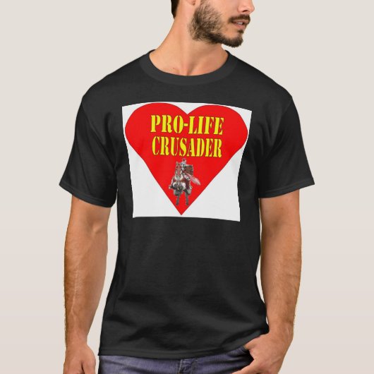 PRO LIFE CRUSADER T-SHIRT (Voorkant)