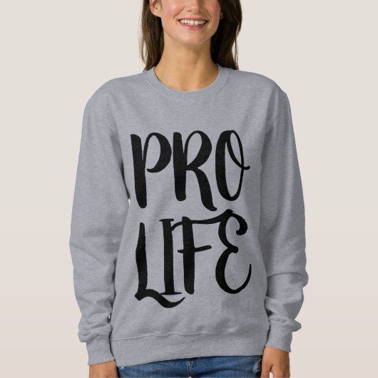 PRO LIFE DAMES T-SHIRTS SWEATSHIRTS (Voorkant)