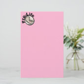 Pro-life foetus-ontwerp briefpapier (Staand voorkant)