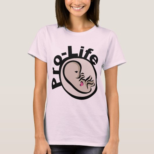 Pro-life foetus-ontwerp t-shirt (Voorkant)