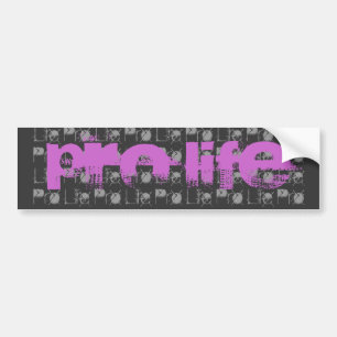 Pro Life for Tiener Bumpersticker