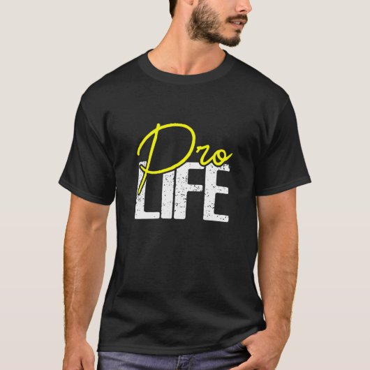  Pro Life Generation Anti Abortus katholiek T-shirt (Voorkant)