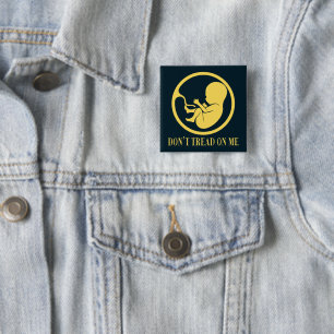 Pro Life Katholiek Treed Me Niet Op Vierkante Button 5,1 Cm