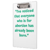 Pro Life Klembord (Links)