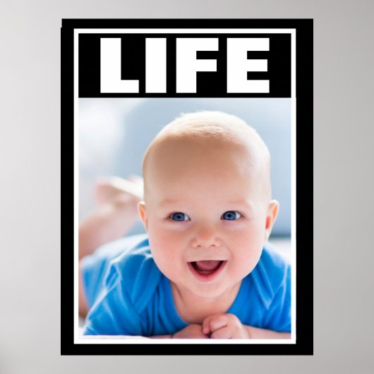 PRO-LIFE LACHENDE BABY JONGEN GROOT POSTER (Voorkant)