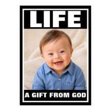 Pro-Life Lachende Down Syndroom Baby Jongen Leven 
