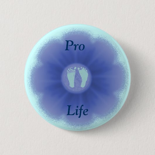 Pro Life Little Feet Ronde Button 5,7 Cm (Voorkant)