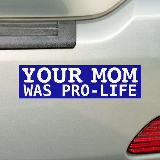 Pro-Life mama Bumpersticker (Op auto)