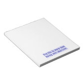 Pro-life Meer dan anti-abortus Notitieblok (Schuin)