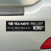 Pro Life, of Pro-Birth? Bumpersticker (Op auto)