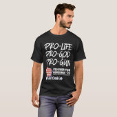 PRO LIFE, PRO GOD, PRO FAMILY T-SHIRT (Voorkant volledig)