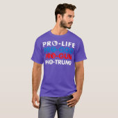 Pro-Life Pro-God Pro-Gun Pro-Trump Shirt (Voorkant volledig)