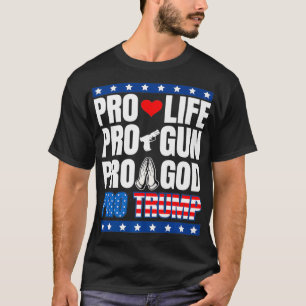 Pro Life Pro Pistool Pro God Pro Trump Premium T-shirt