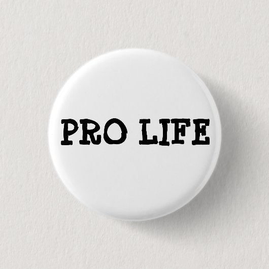 PRO LIFE RONDE BUTTON 3,2 CM (Voorkant)