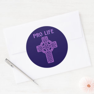 Pro-Life Rooms Katholieke Kruis Sticker
