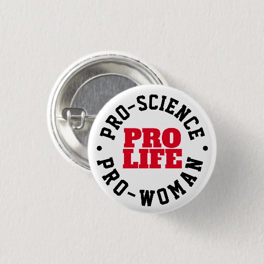 Pro-Life Science Button (Voorkant /achterkant)
