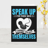 Pro-life Speak Up For Those Who Cannot Speak For T Kaart (Gele Bloem)