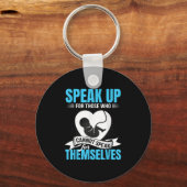 Pro-life Speak Up For Those Who Cannot Speak For T Sleutelhanger (Voorkant)