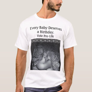 Pro-life Stem Pro-lfe Engel Baby T-shirt