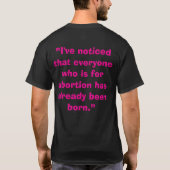 Pro Life T-shirt (Achterkant)