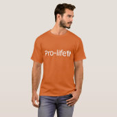 Pro-life T-shirt (Voorkant volledig)