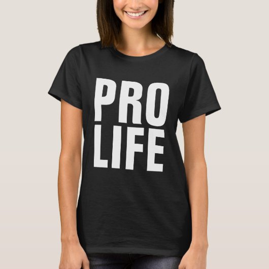 PRO Life T-SHIRTS-T - SHIRTS (Voorkant)
