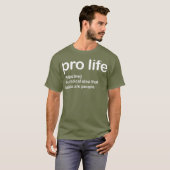 pro life the radical idea tee t-shirt (Voorkant volledig)