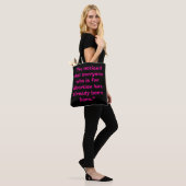Pro Life Tote Bag (Op model)