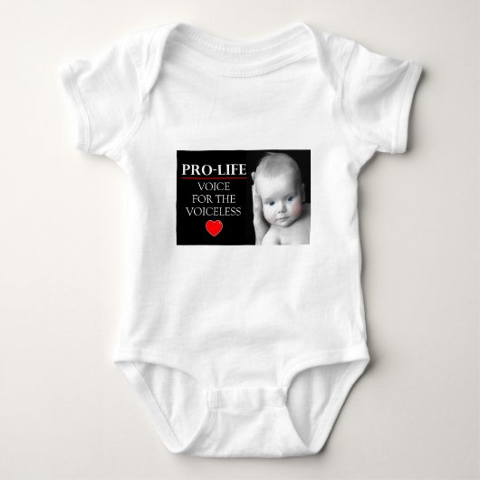 Pro-Life Voice for the Voiceless Romper (Voorkant)