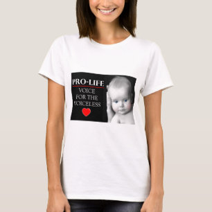 Pro-Life Voice for the Voiceless T-shirt